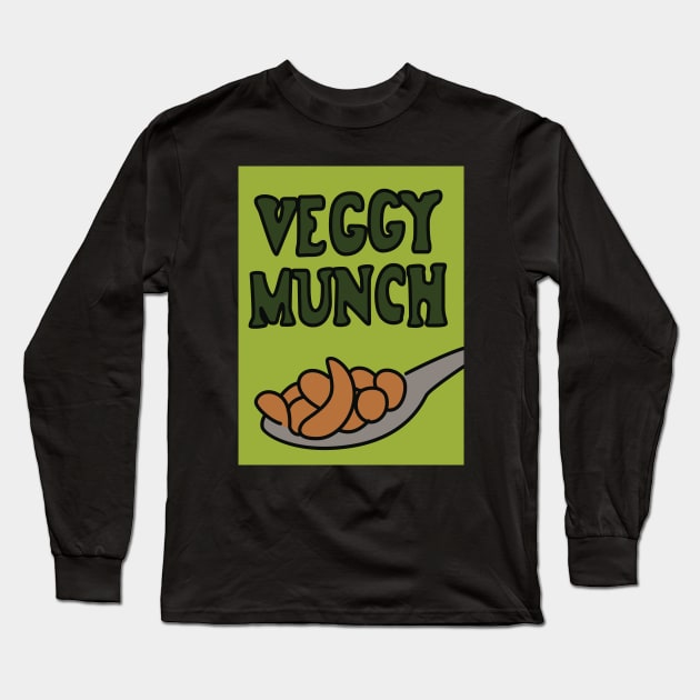 Veggy Munch Long Sleeve T-Shirt by saintpetty